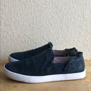 Kate spade lily shoes slip on suede blue navy 10M